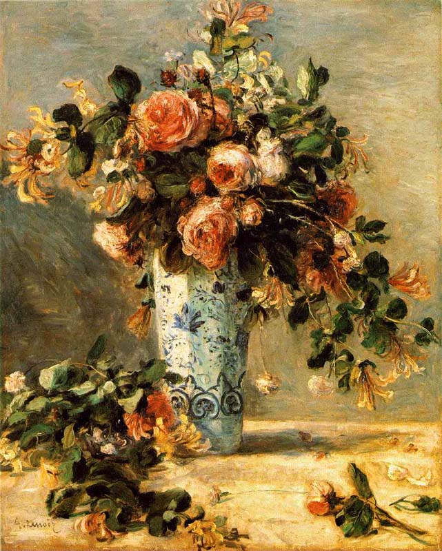 Pierre-Auguste Renoir Róże i jaśmin